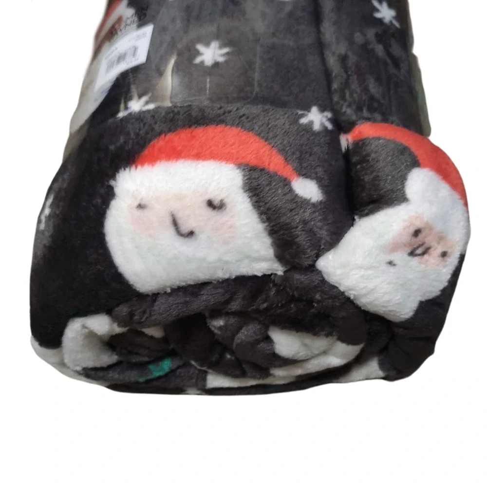 The Big One Christmas Santa Oversized Supersoft Plush Throw